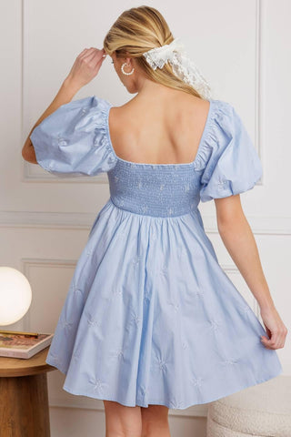 GOTTA LOVE WOVEN MINI DRESS - Glamourous Grace