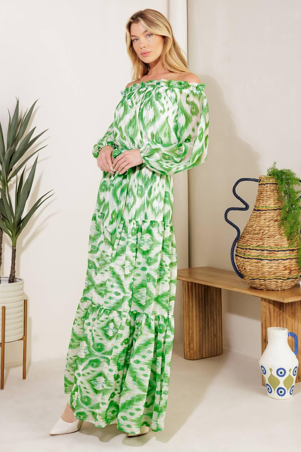 ECLIPSE'S WHISPER WOVEN MAXI DRESS - Glamourous Grace