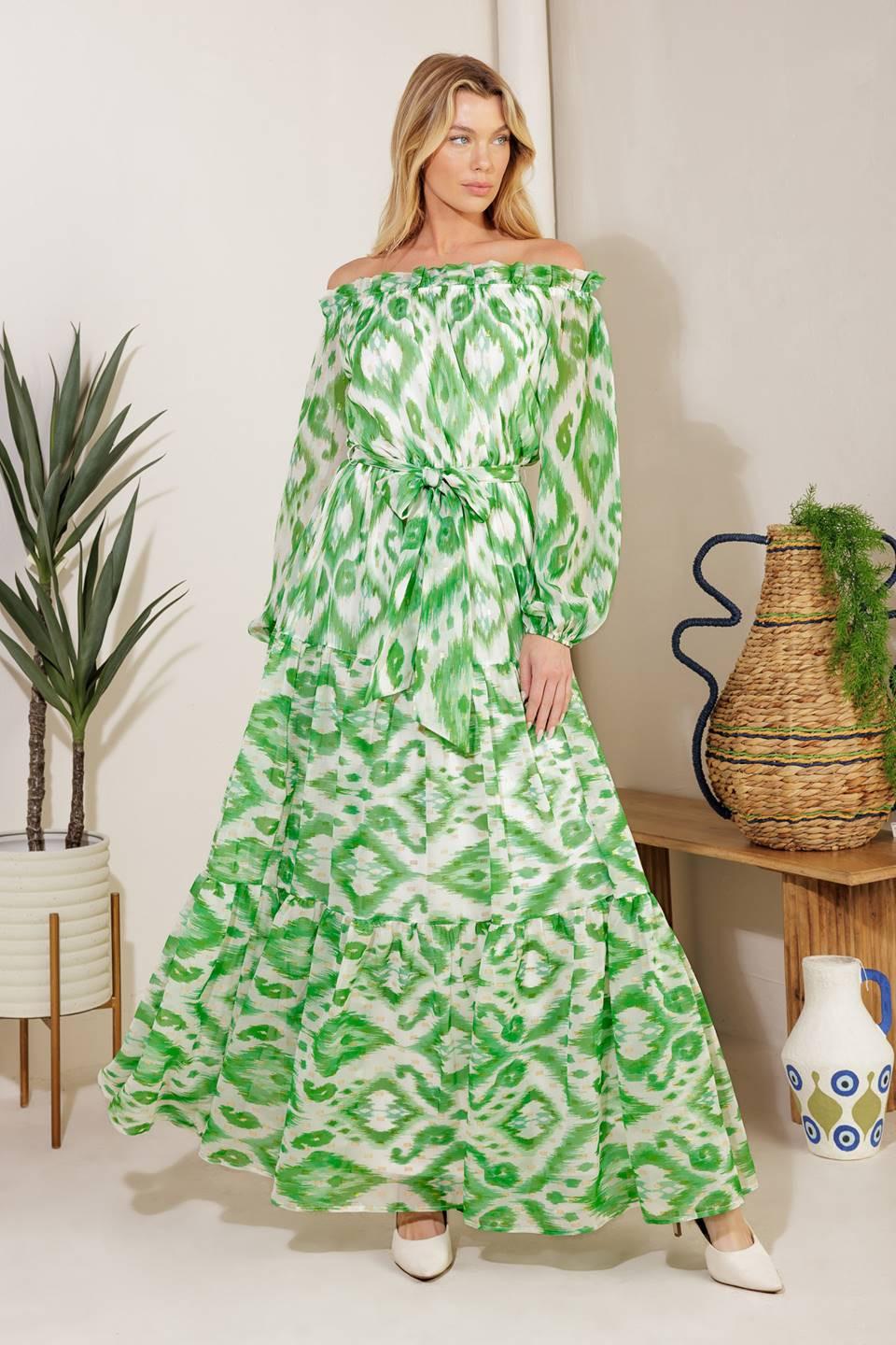 ECLIPSE'S WHISPER WOVEN MAXI DRESS - Glamourous Grace