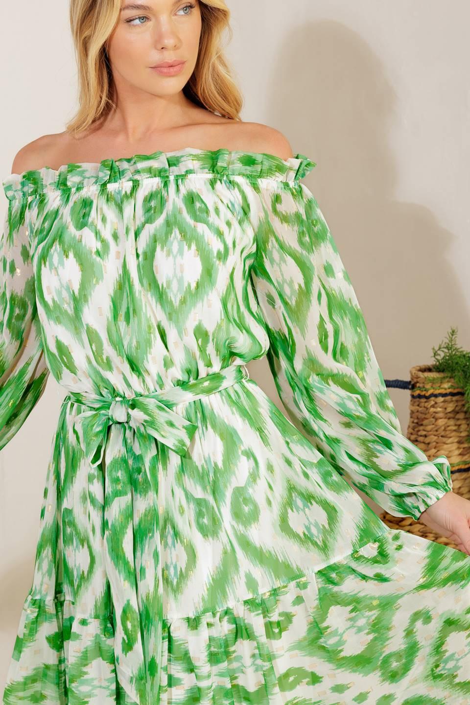 ECLIPSE'S WHISPER WOVEN MAXI DRESS - Glamourous Grace