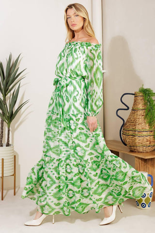 ECLIPSE'S WHISPER WOVEN MAXI DRESS - Glamourous Grace