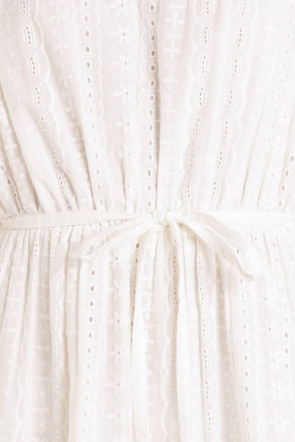 STARLIGHT SOIREE WOVEN EYELET MINI DRESS - Glamourous Grace