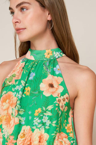 PORCELAIN BLOOM WOVEN MAXI DRESS - Glamourous Grace