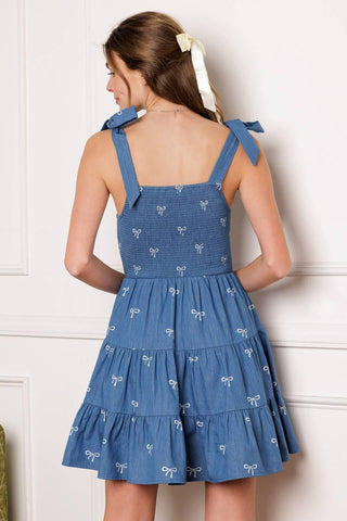 DUSK ENCHANTMENT WOVEN MINI DRESS - Glamourous Grace