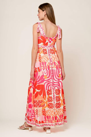 DRIVE-IN MOVIE WOVEN MAXI DRESS - Glamourous Grace