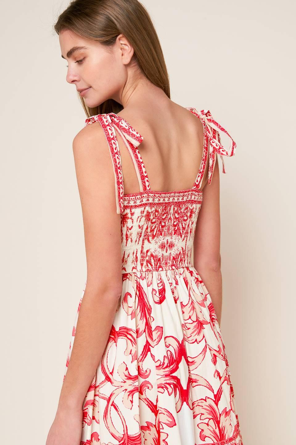 THE GARDEN'S SECRET WOVEN MIDI DRESS - Glamourous Grace