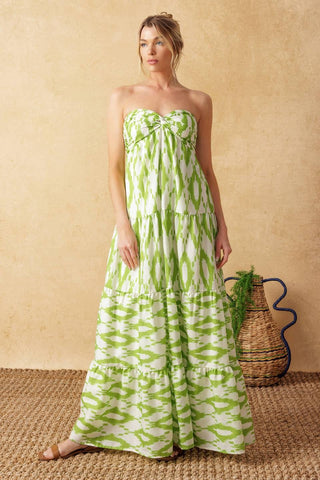 PETALS OF TIME WOVEN MAXI DRESS - Glamourous Grace