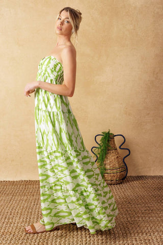 PETALS OF TIME WOVEN MAXI DRESS - Glamourous Grace