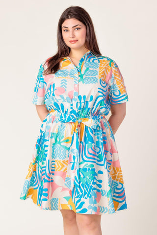 GARDEN SOCIAL WOVEN MINI DRESS - Glamourous Grace