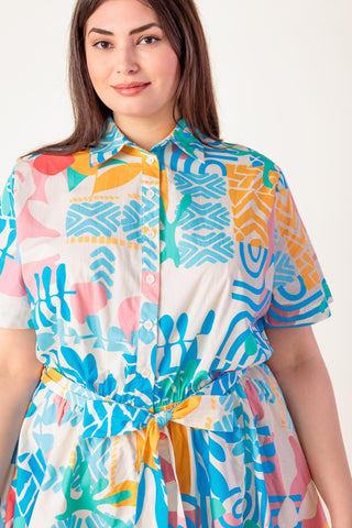 GARDEN SOCIAL WOVEN MINI DRESS - Glamourous Grace