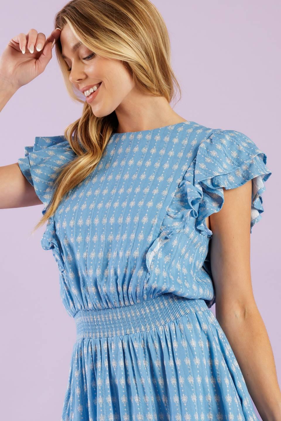 COME AS YOU ARE WOVEN MINI DRESS - Glamourous Grace