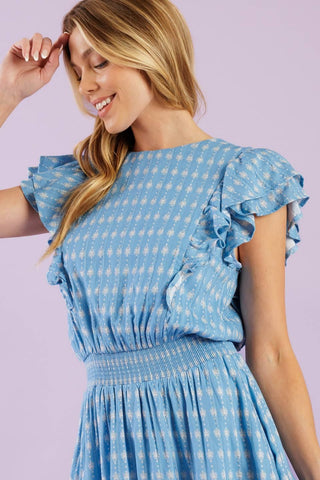 COME AS YOU ARE WOVEN MINI DRESS - Glamourous Grace