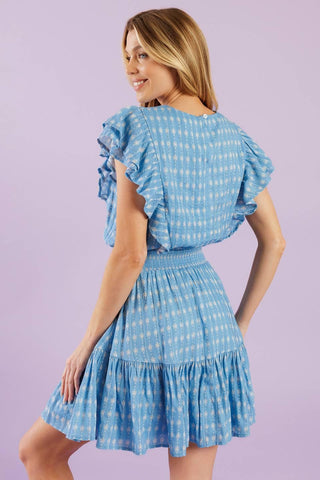 COME AS YOU ARE WOVEN MINI DRESS - Glamourous Grace