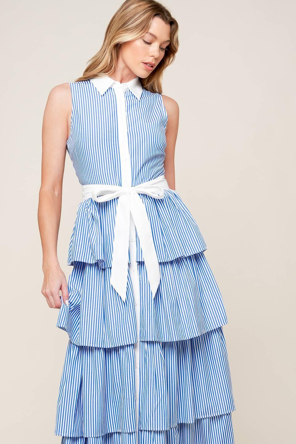 A TOUCH OF GRACE WOVEN MIDI DRESS - Glamourous Grace