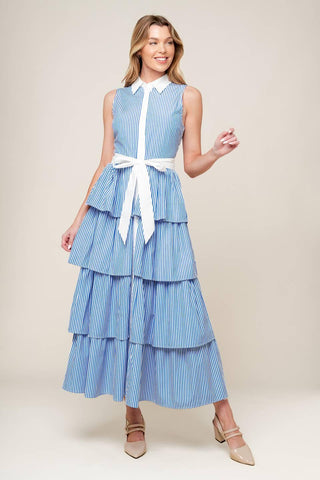 A TOUCH OF GRACE WOVEN MIDI DRESS - Glamourous Grace