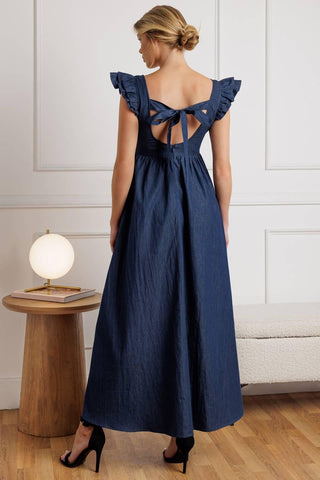 KILLING TIME CHAMBRAY MIDI DRESS - Glamourous Grace