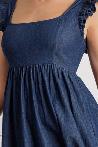 KILLING TIME CHAMBRAY MIDI DRESS - Glamourous Grace