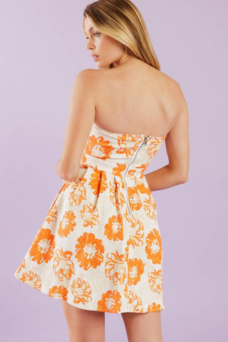 LOVE ME MORE WOVEN MINI DRESS - Glamourous Grace
