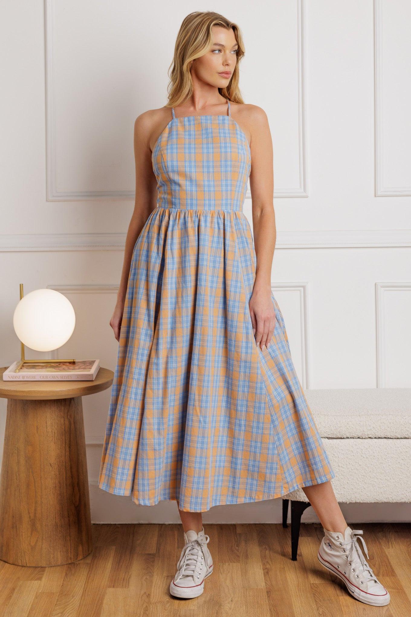 SWEET AS BERRIES WOVEN MIDI DRESS - Glamourous Grace