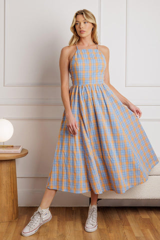 SWEET AS BERRIES WOVEN MIDI DRESS - Glamourous Grace