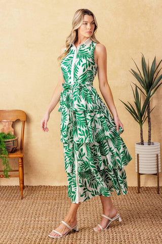 PARK AVENUE WOVEN WOVEN MIDI DRESS - Glamourous Grace