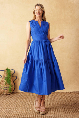 MYSTIC MIRAGE WOVEN MIDI DRESS - Glamourous Grace