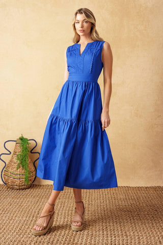 MYSTIC MIRAGE WOVEN MIDI DRESS - Glamourous Grace