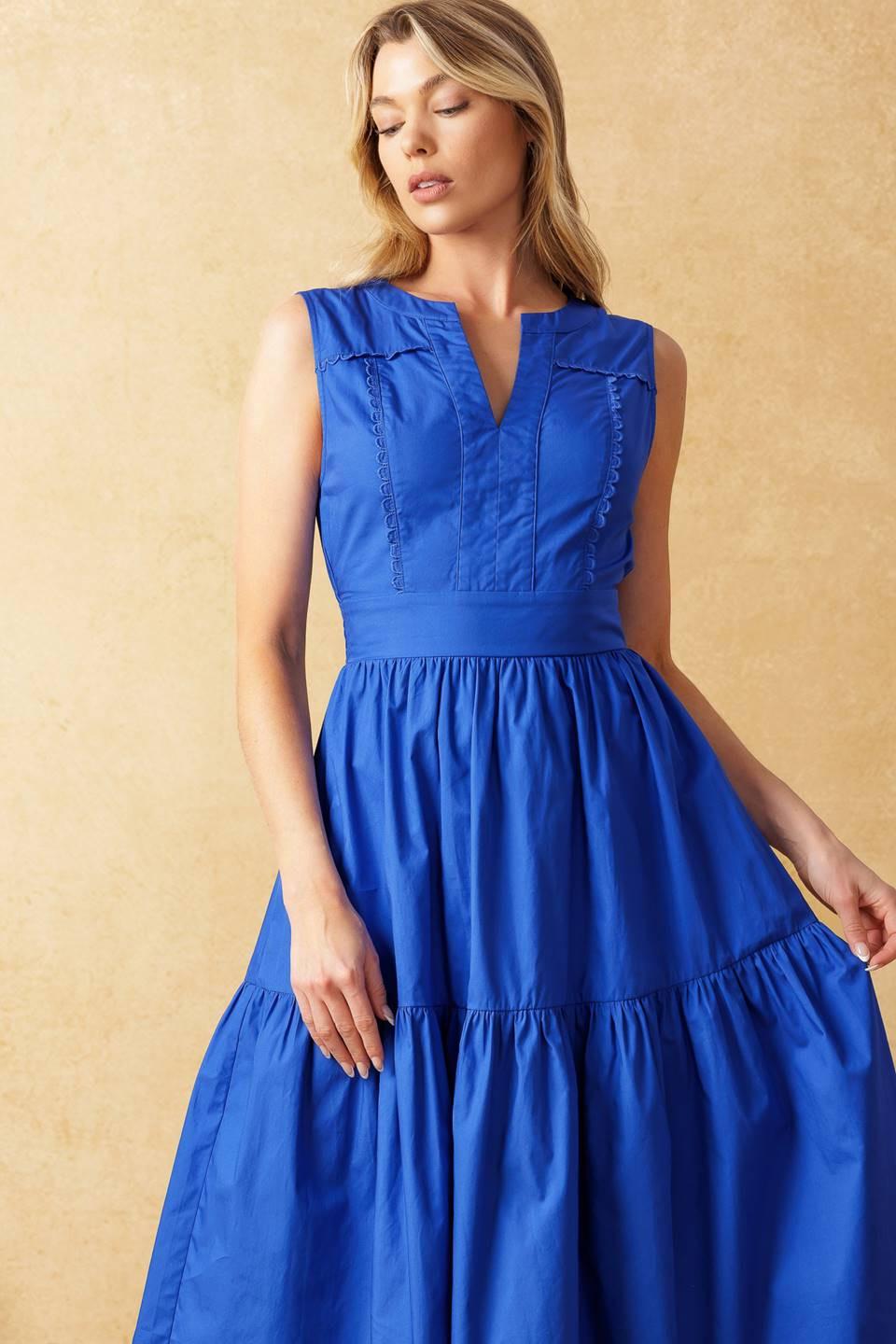 MYSTIC MIRAGE WOVEN MIDI DRESS - Glamourous Grace