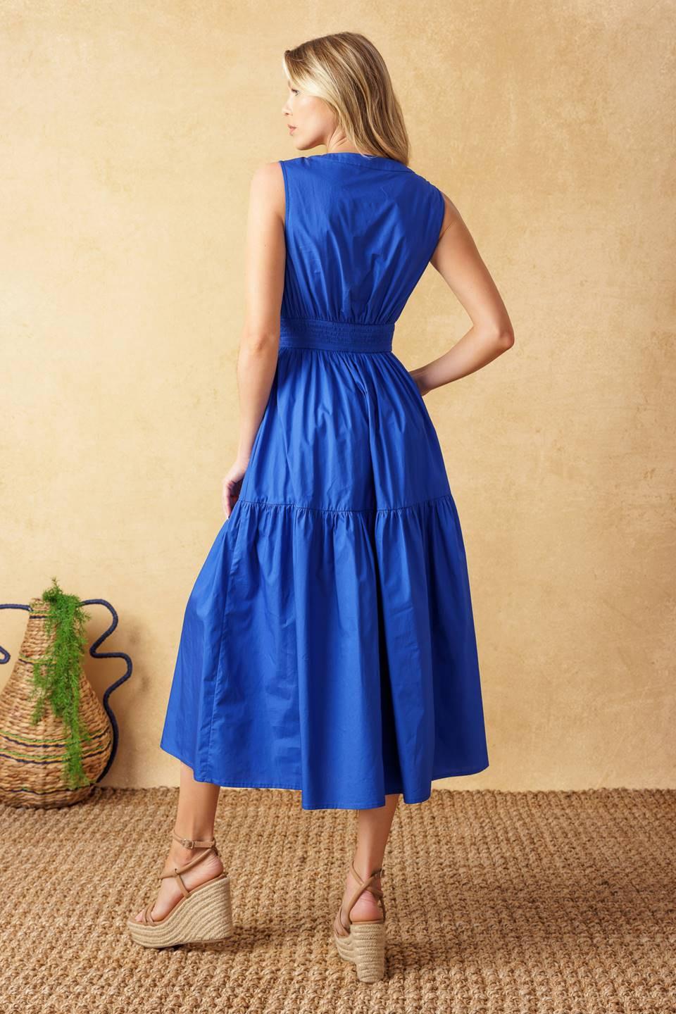 MYSTIC MIRAGE WOVEN MIDI DRESS - Glamourous Grace