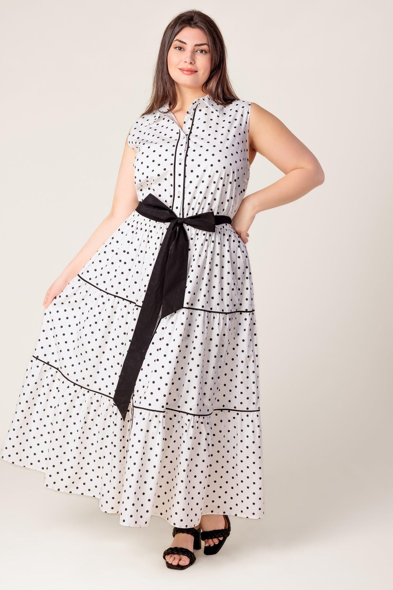 OUT OF REACH WOVEN MIDI DRESS - Glamourous Grace