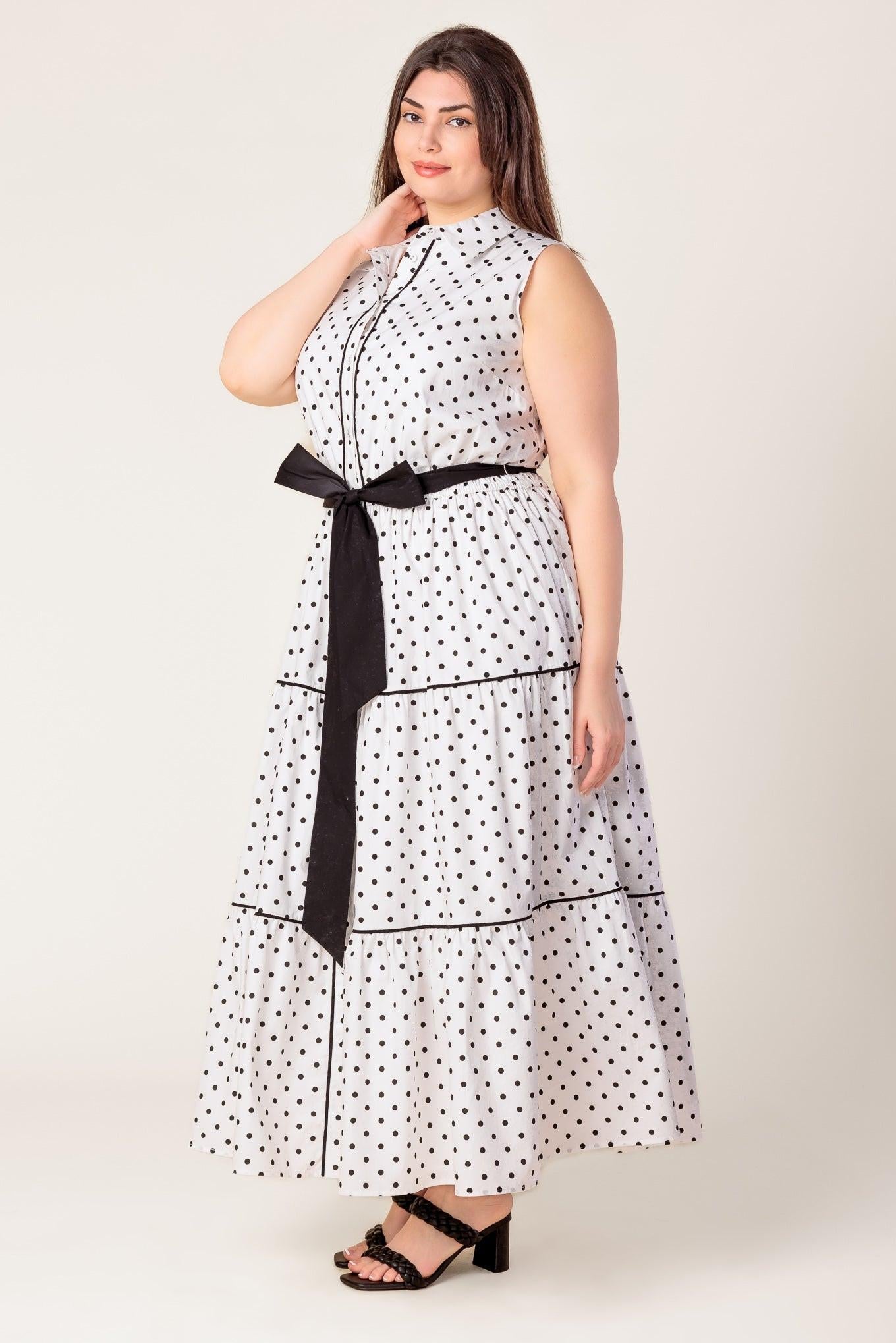 OUT OF REACH WOVEN MIDI DRESS - Glamourous Grace