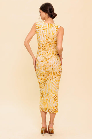 SWEET AS EVER POWER MESH BODYCON MIDI DRESS - Glamourous Grace