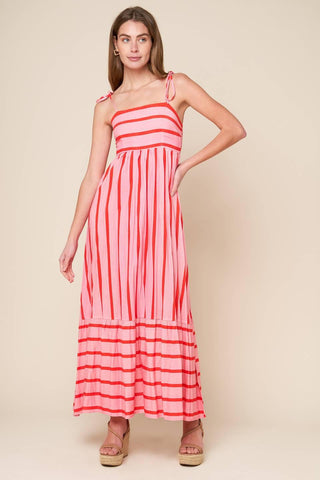SPEAK NOW WOVEN MIDI DRESS - Glamourous Grace