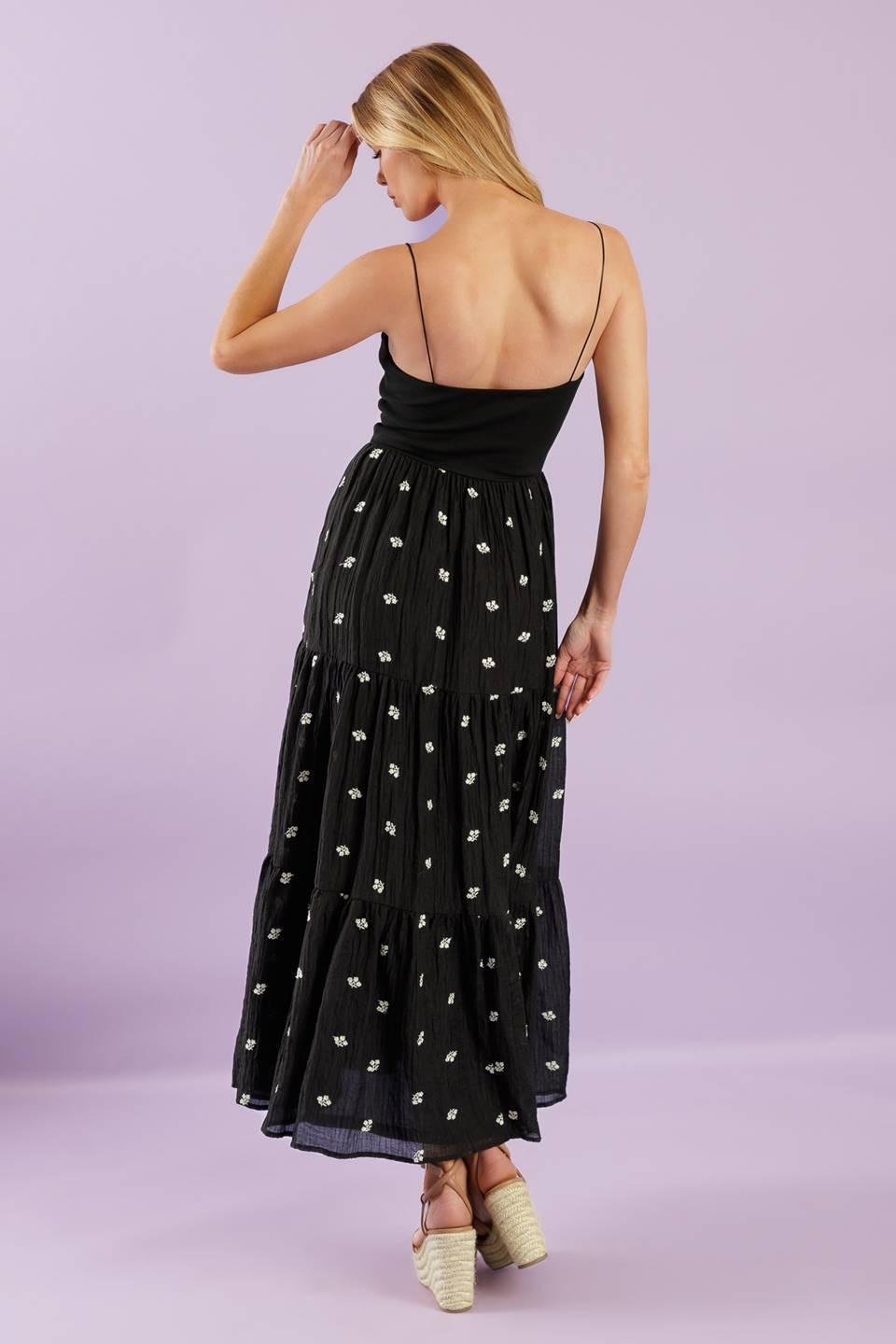 FADE INTO YOU WOVEN MIDI DRESS - Glamourous Grace
