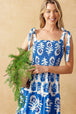 BLUE/IVORY