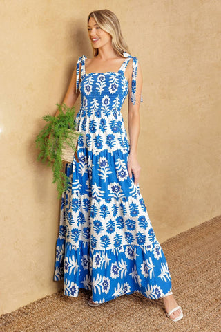 GLAMOUR IN MOTION WOVEN MAXI DRESS - Glamourous Grace
