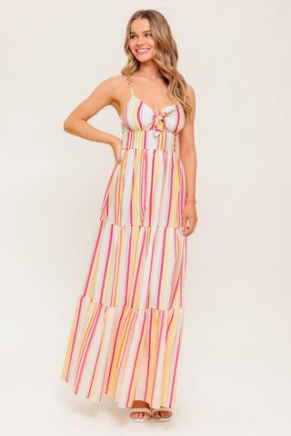 SEE THE GOOD WOVEN MAXI DRESS - Glamourous Grace