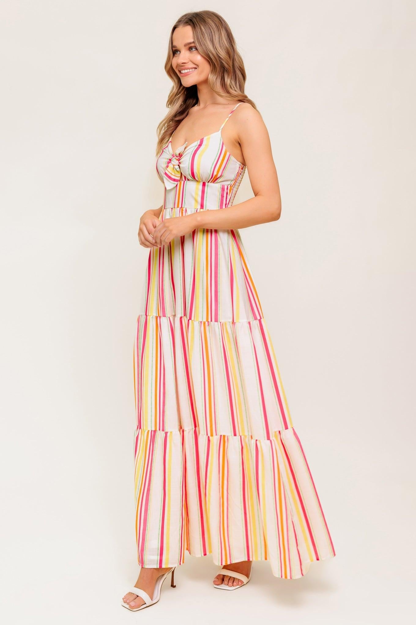 SEE THE GOOD WOVEN MAXI DRESS - Glamourous Grace