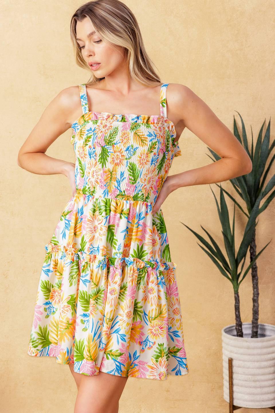 SECRET CRUSH WOVEN MINI DRESS - Glamourous Grace