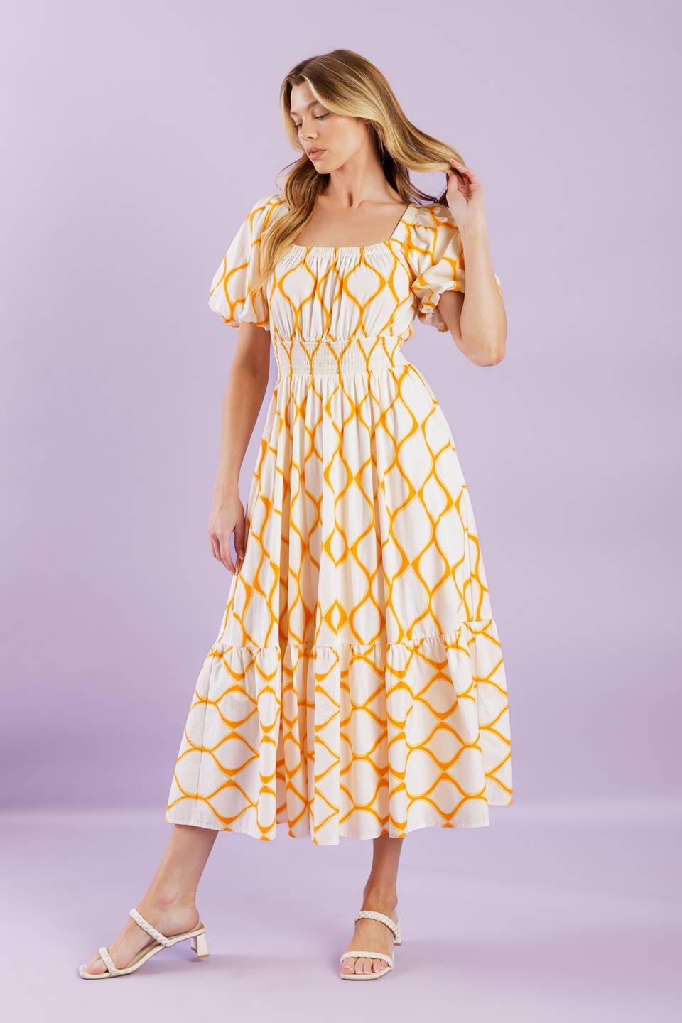 ICONIC SUMMER WOVEN MIDI DRESS - Glamourous Grace