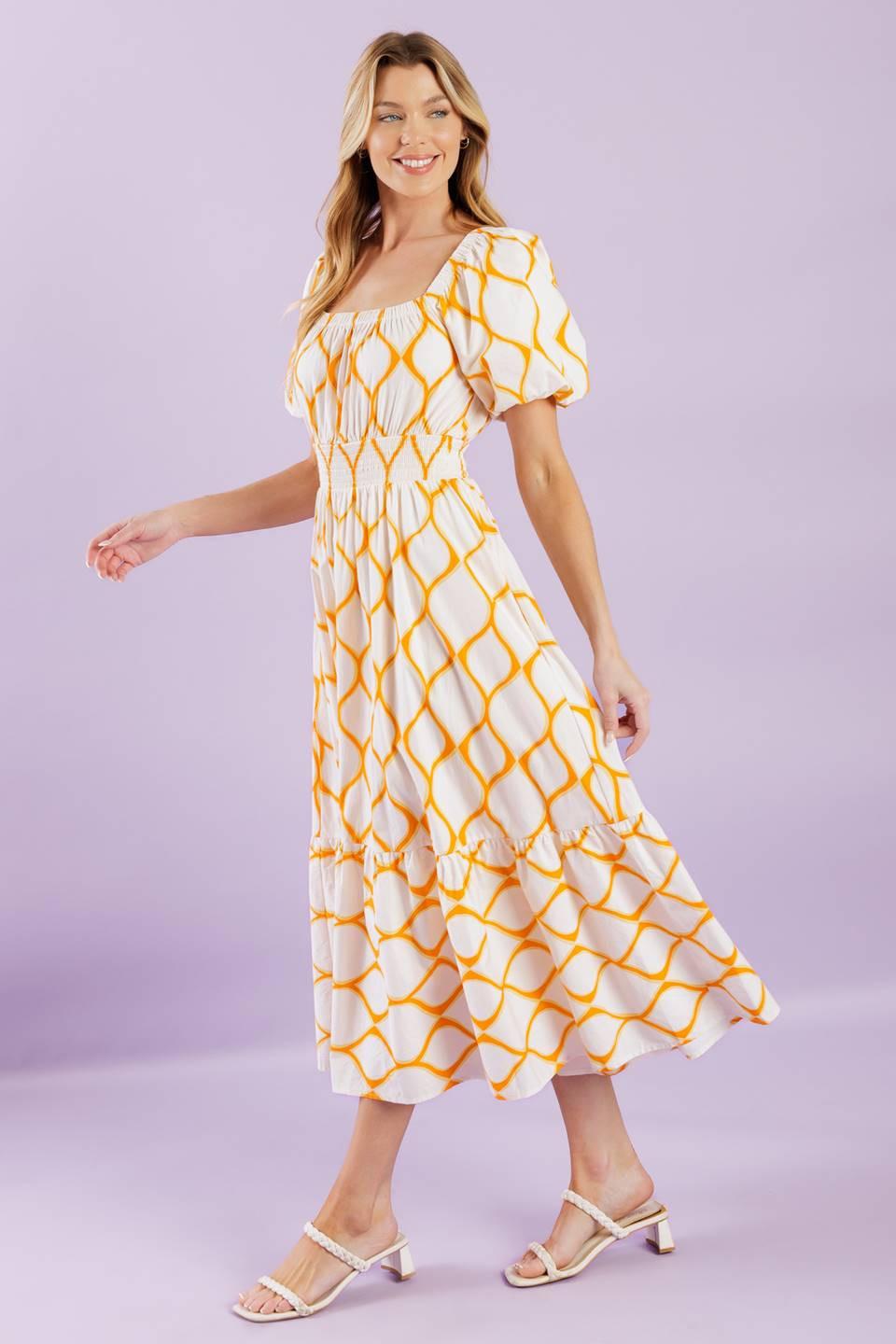 ICONIC SUMMER WOVEN MIDI DRESS - Glamourous Grace