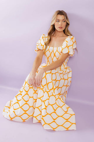 ICONIC SUMMER WOVEN MIDI DRESS - Glamourous Grace