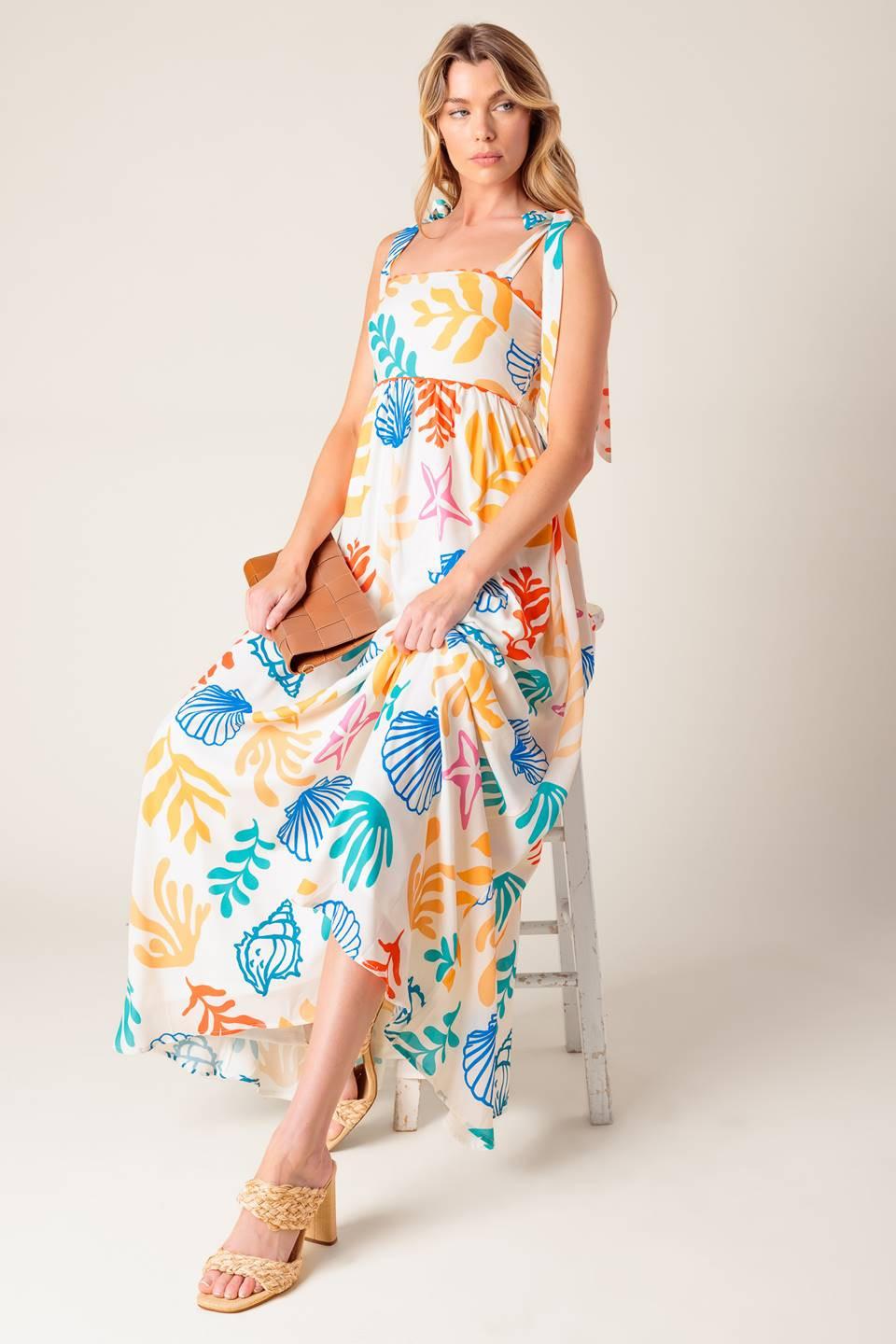 FROLIC THROUGH FIELDS WOVEN MAXI DRESS - Glamourous Grace