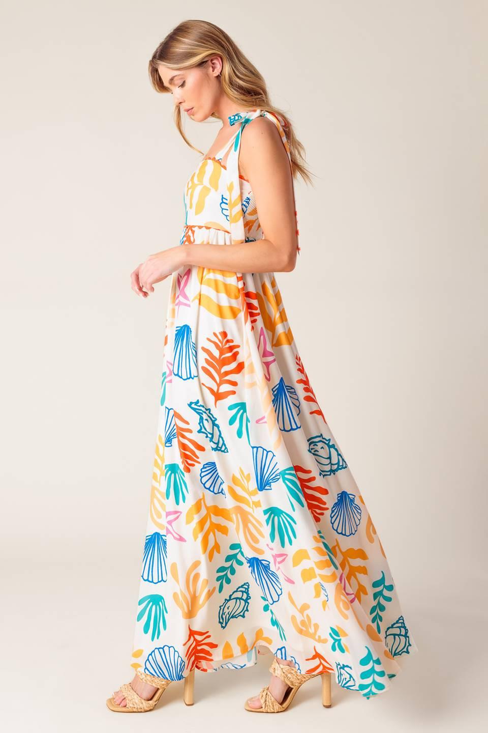FROLIC THROUGH FIELDS WOVEN MAXI DRESS - Glamourous Grace