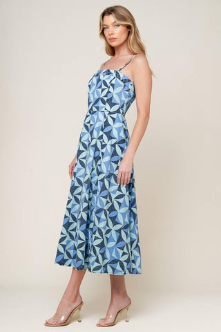 GWENNY BLUE DENIM MIDI DRESS - Glamourous Grace