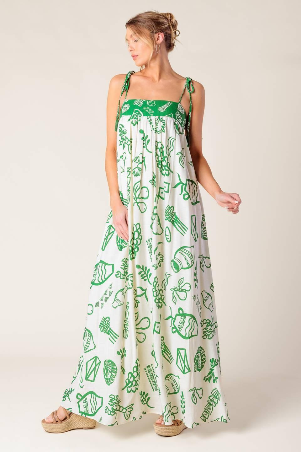 EVERYDAY BLISS WOVEN MAXI DRESS - Glamourous Grace