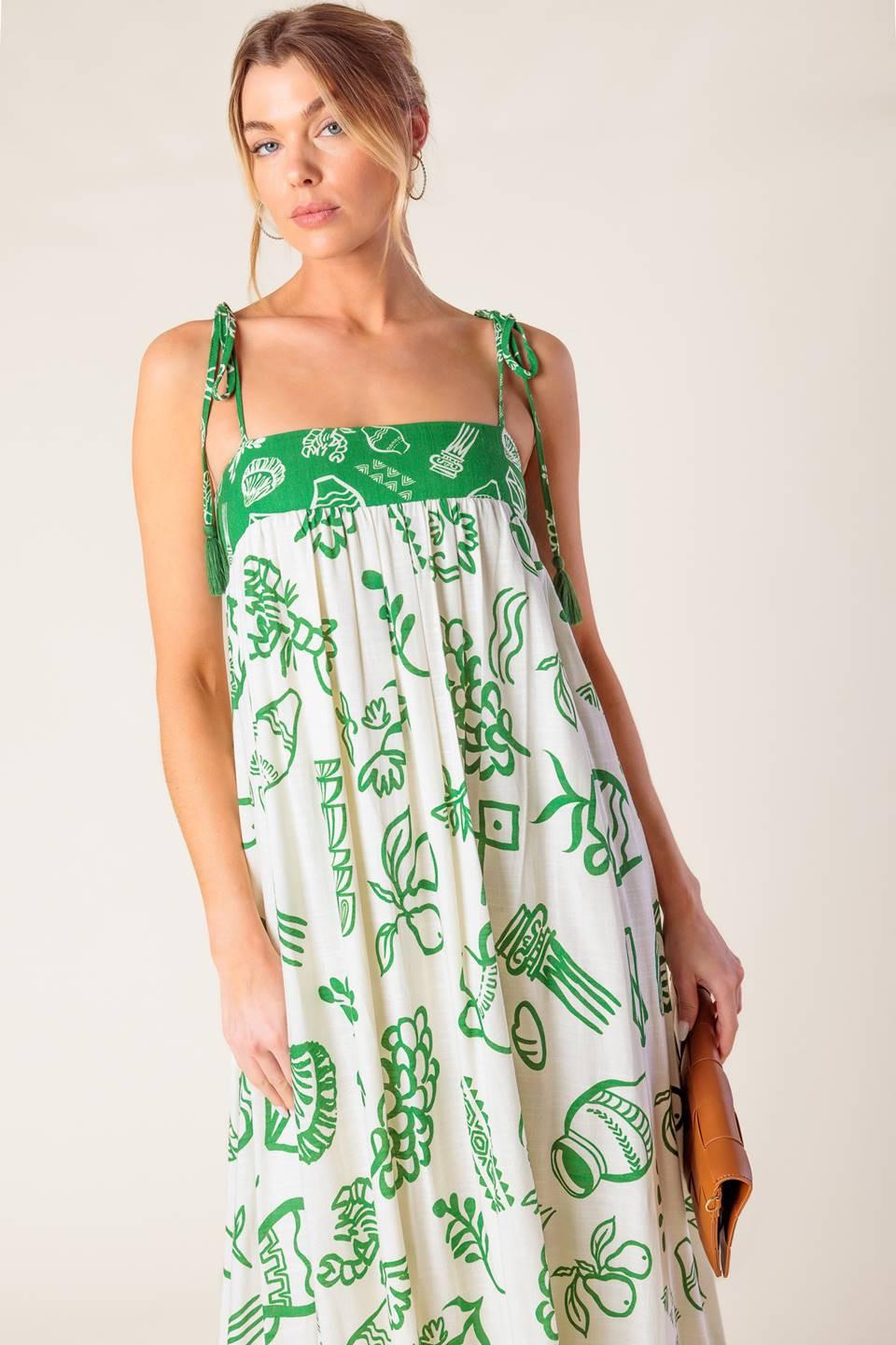 EVERYDAY BLISS WOVEN MAXI DRESS - Glamourous Grace