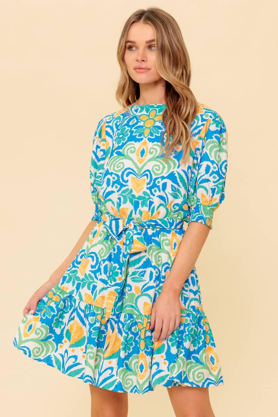 LOVE IN YOUR EYES WOVEN MNI DRESS - Glamourous Grace