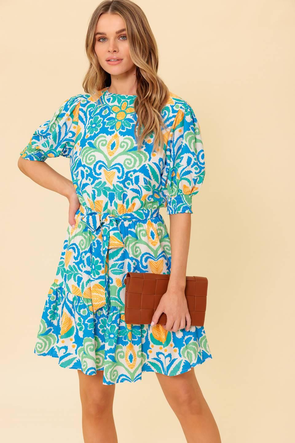 LOVE IN YOUR EYES WOVEN MNI DRESS - Glamourous Grace