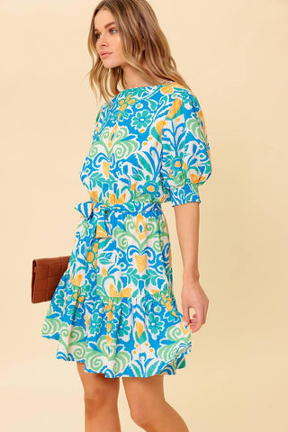 LOVE IN YOUR EYES WOVEN MNI DRESS - Glamourous Grace